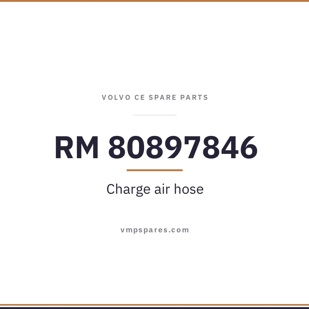 RM 80897846 – Charge air hose