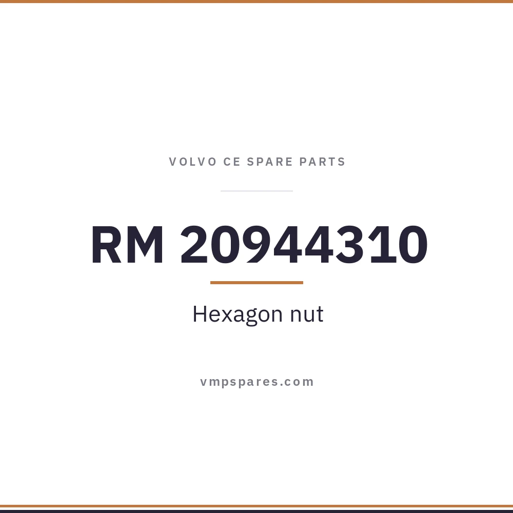 RM 20944310 – Hexagon nut