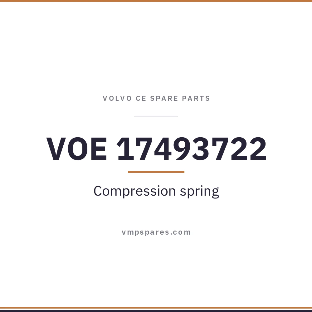 VOE 17493722 – Compression spring