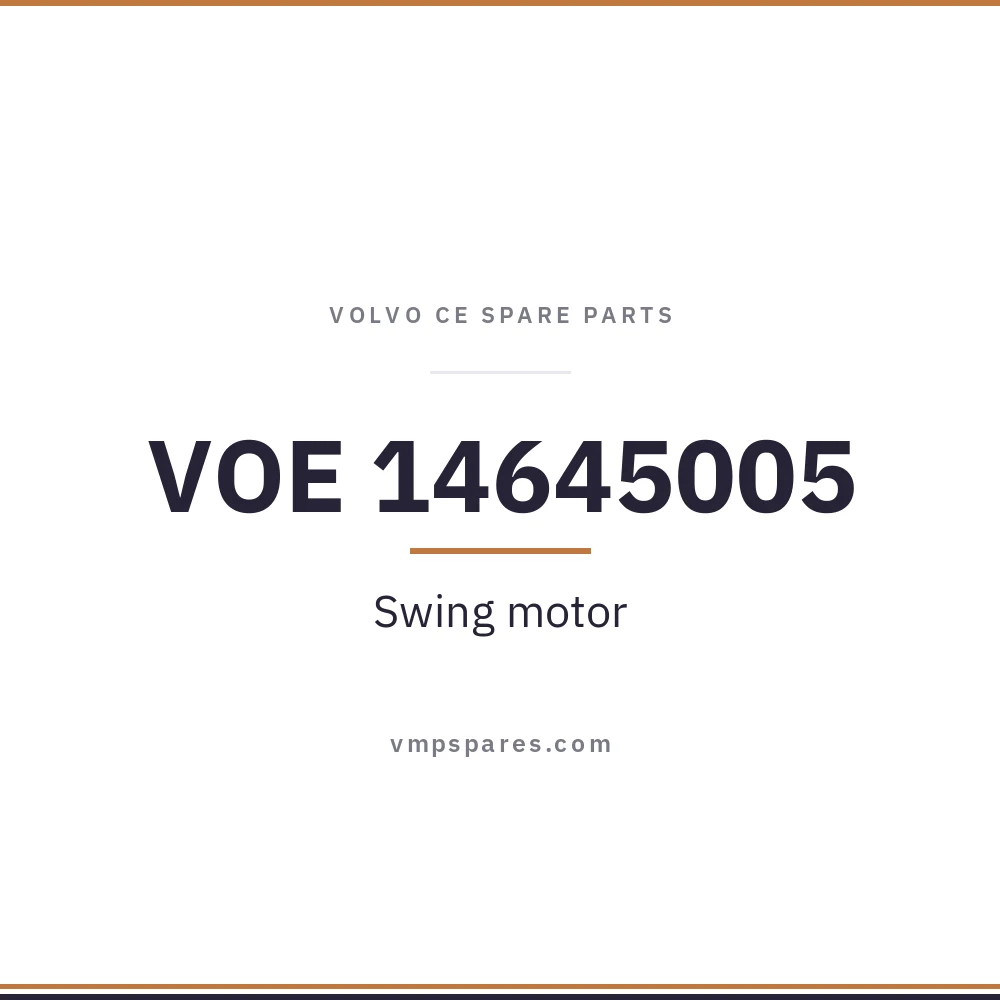 VOE 14645005 – Swing motor