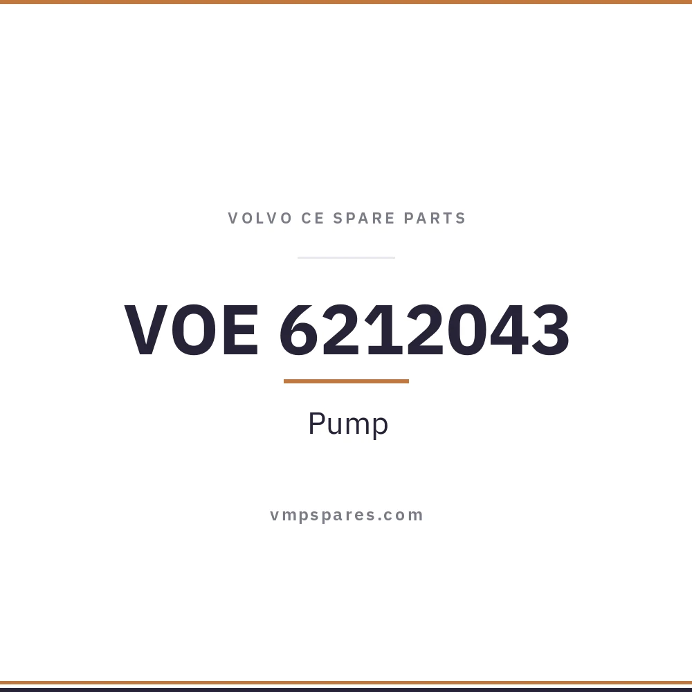 VOE 6212043 – Pump