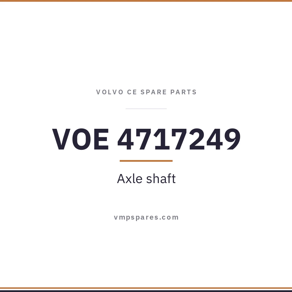 VOE 4717249 – Axle shaft
