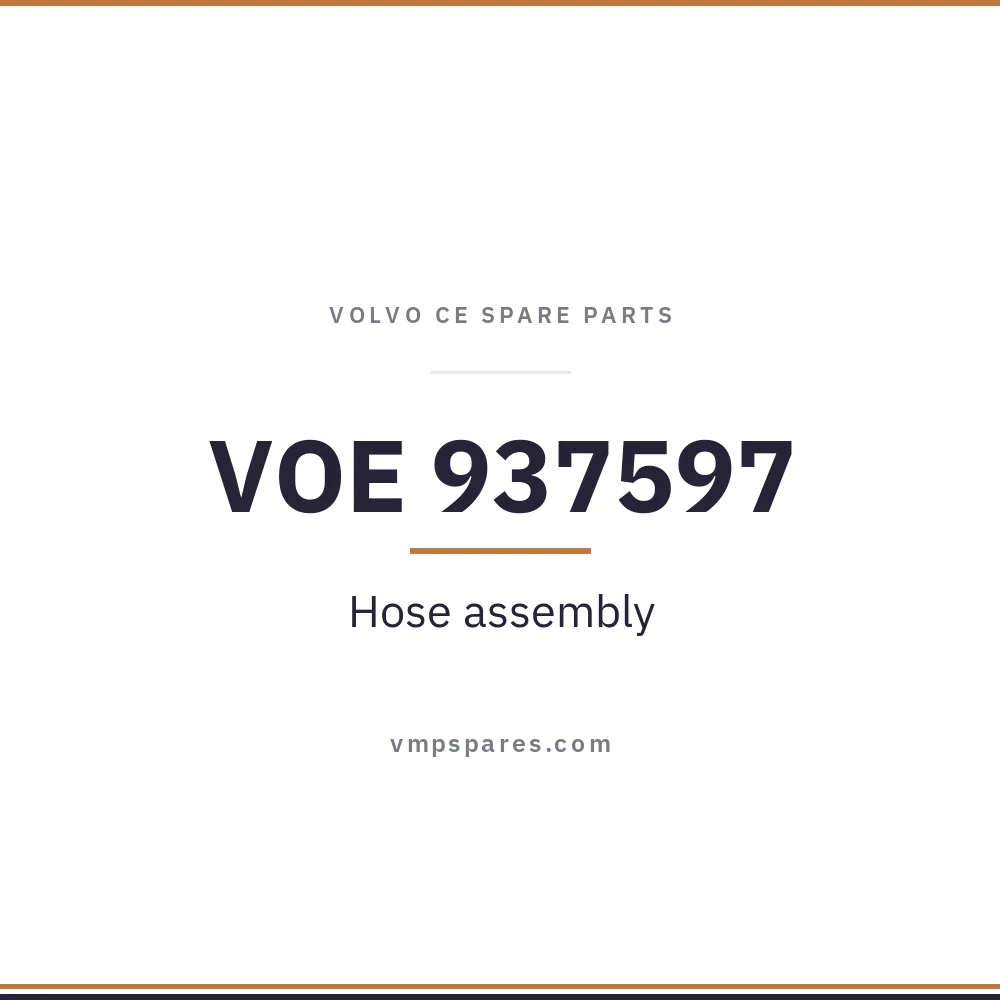 VOE 937597 – Hose assembly