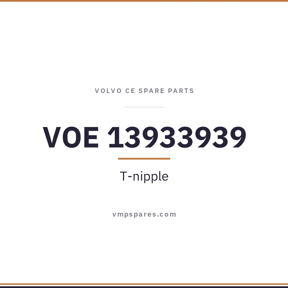 VOE 13933939 – T-nipple