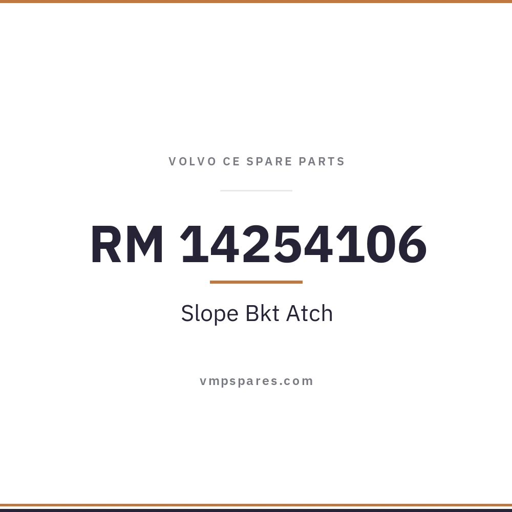 RM 14254106 – Slope Bkt Atch