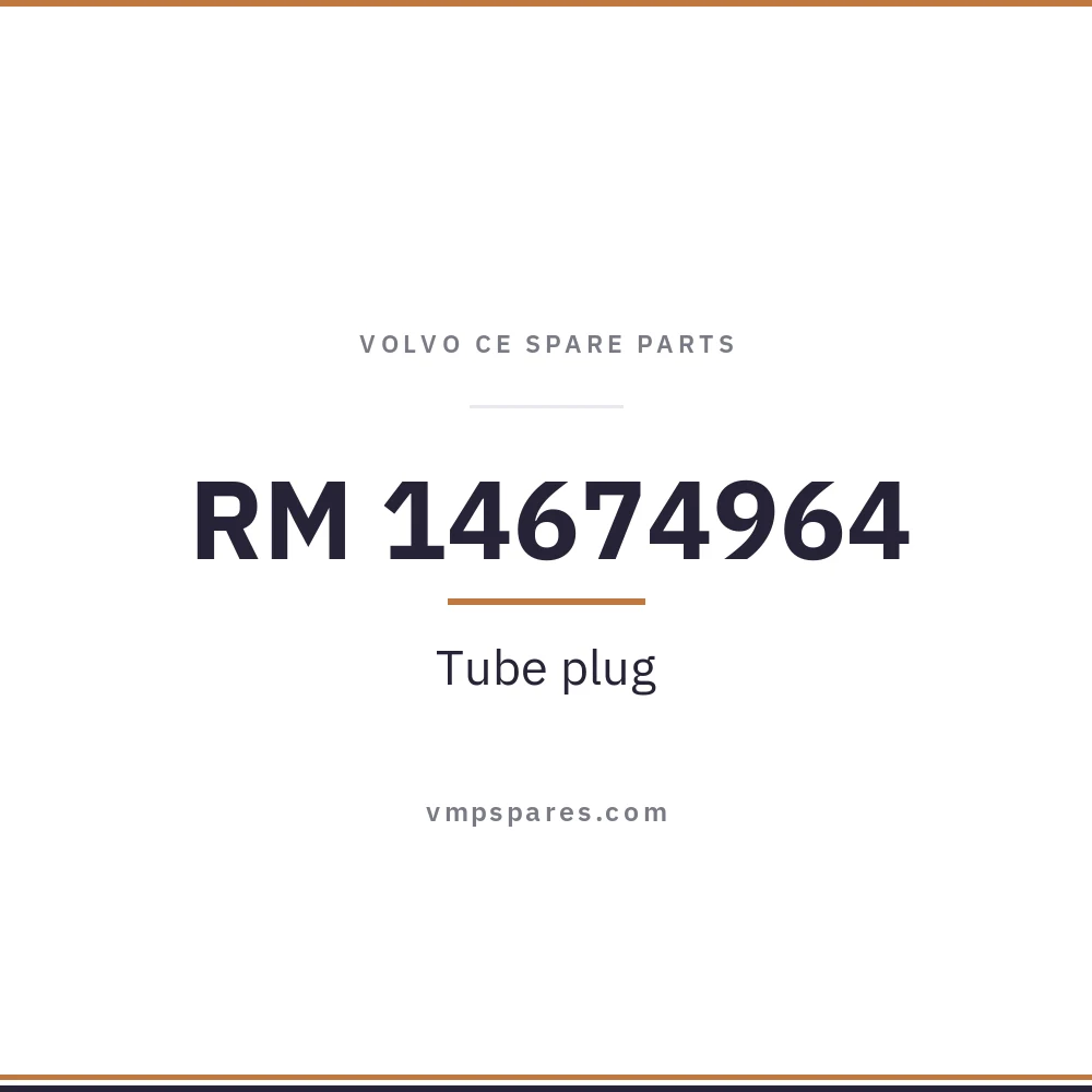 RM 14674964 – Tube plug