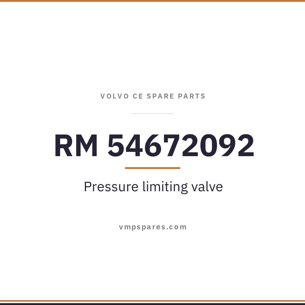 RM 54672092 – Pressure limiting valve