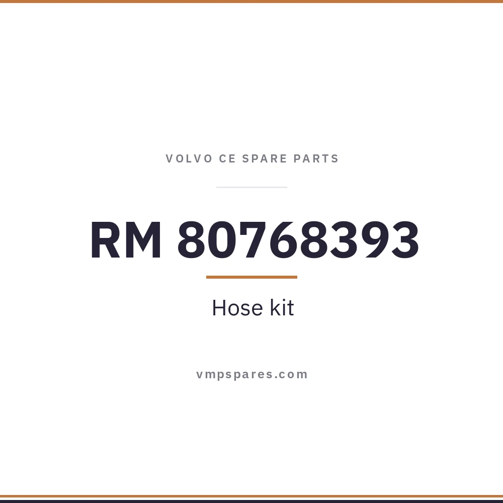 RM 80768393 – Hose kit