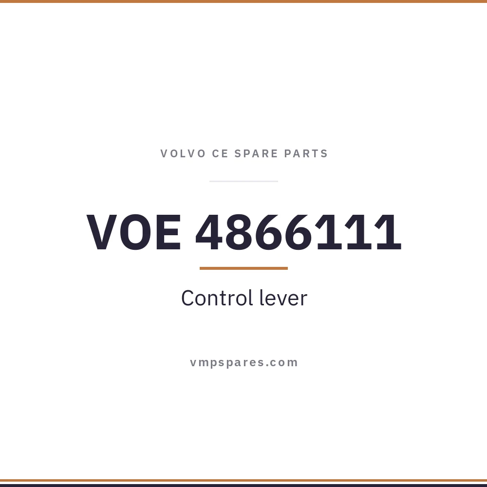 VOE 4866111 – Control lever