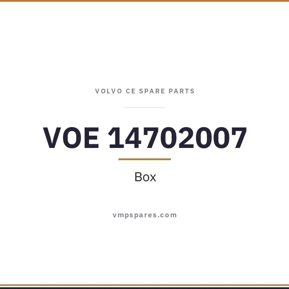 VOE 14702007 – Box