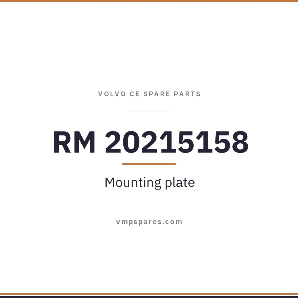 RM 20215158 – Mounting plate