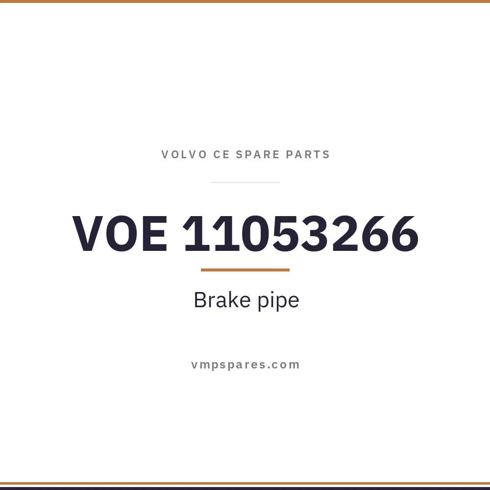 VOE 11053266 – Brake pipe