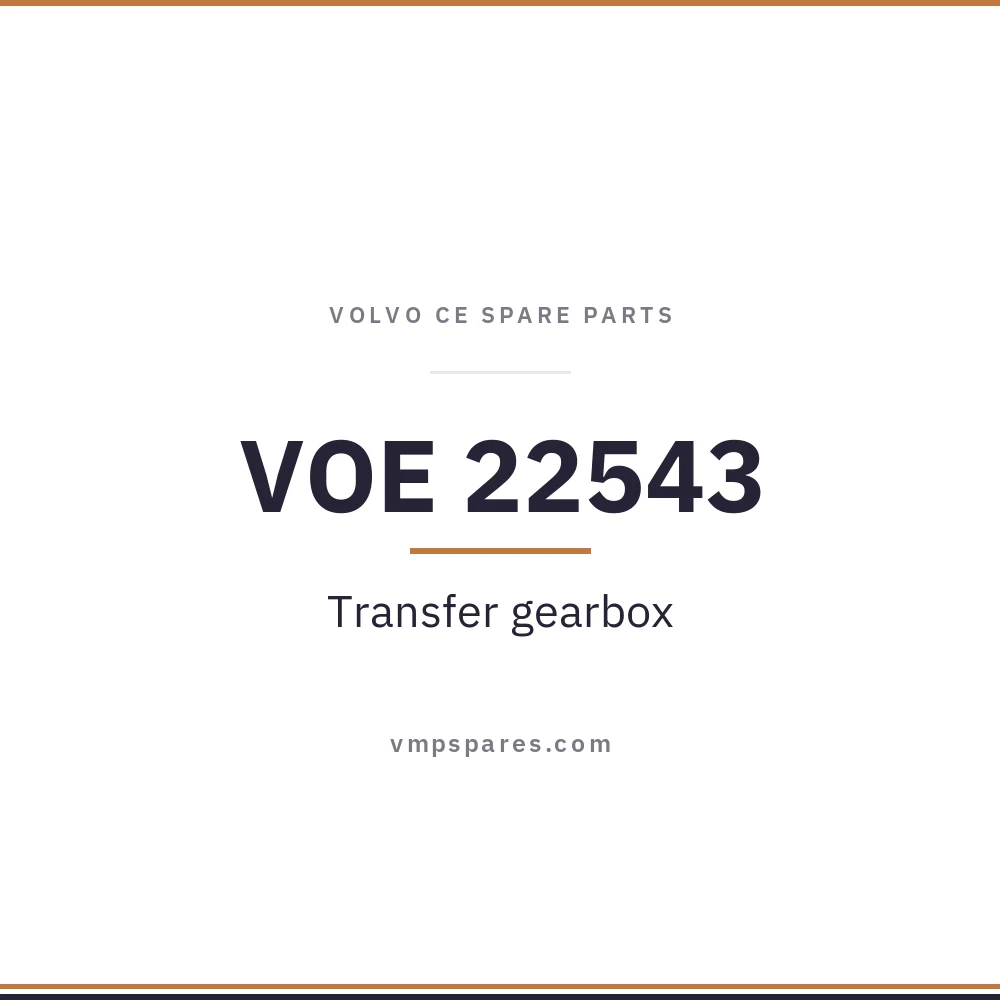 VOE 22543 – Transfer gearbox
