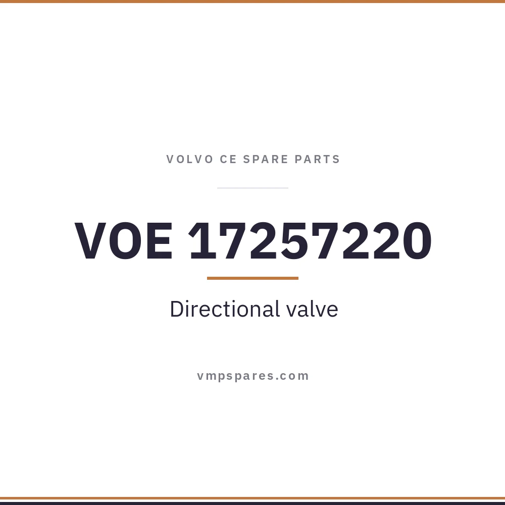 VOE 17257220 – Directional valve