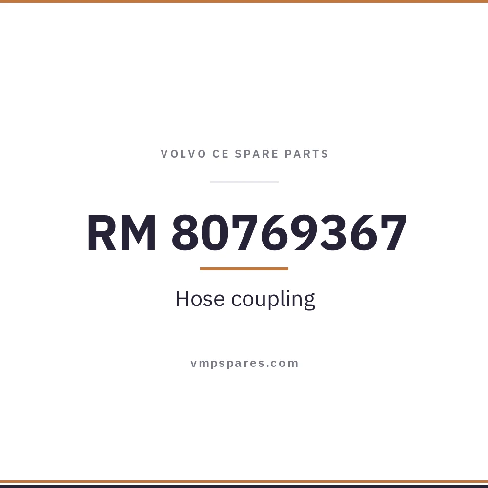 RM 80769367 – Hose coupling