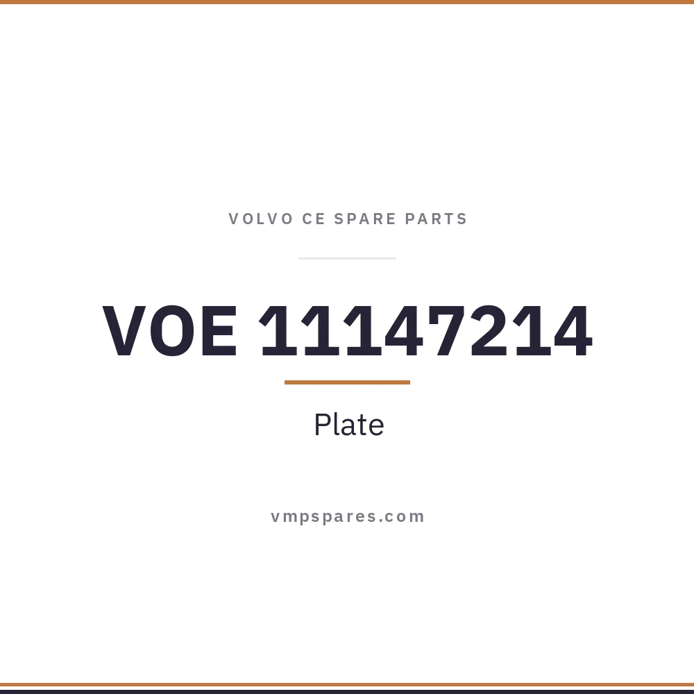 VOE 11147214 – Plate