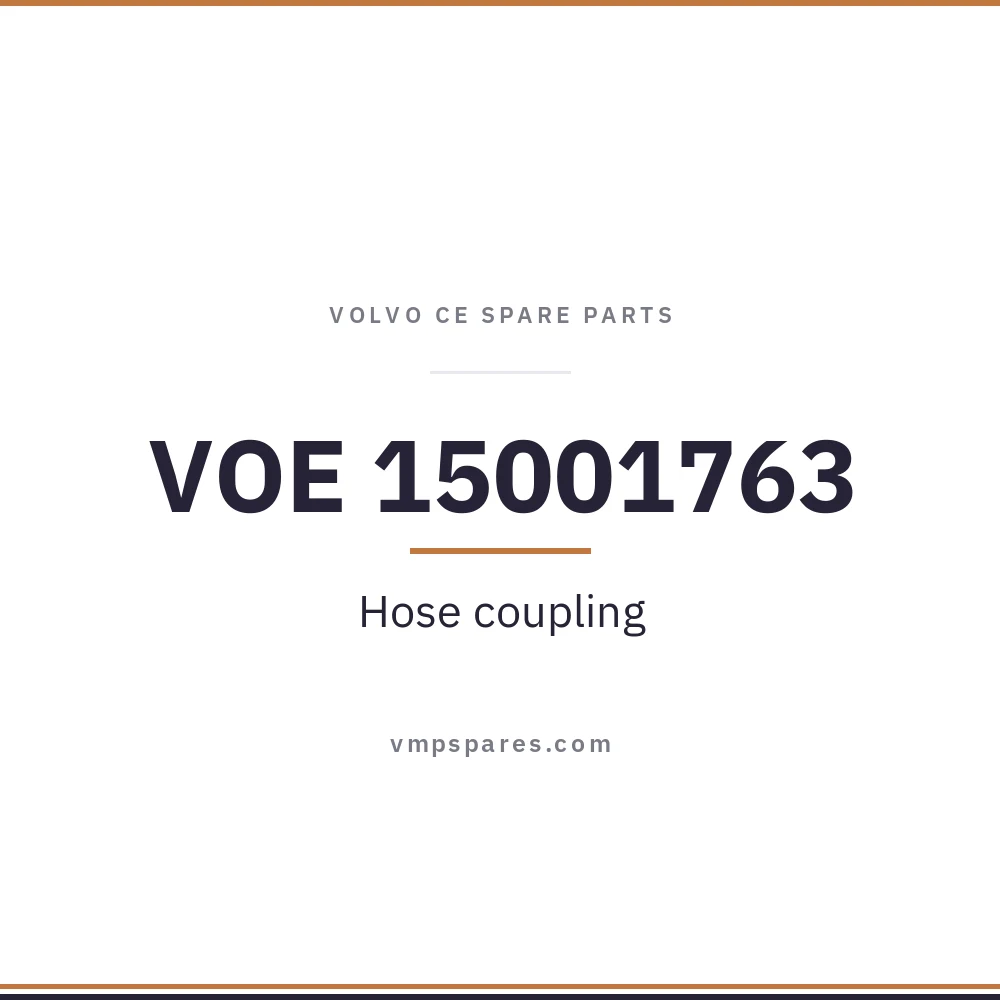 VOE 15001763 – Hose coupling
