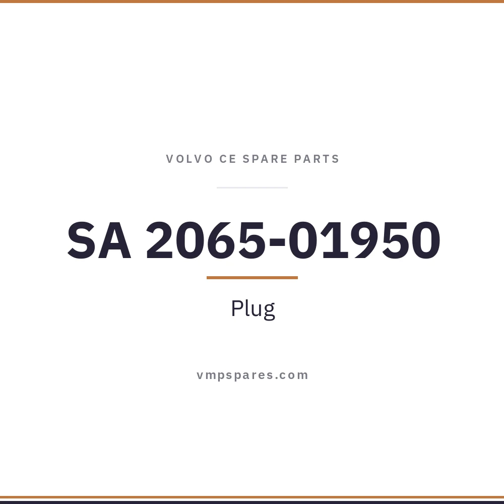 SA 2065-01950 – Plug