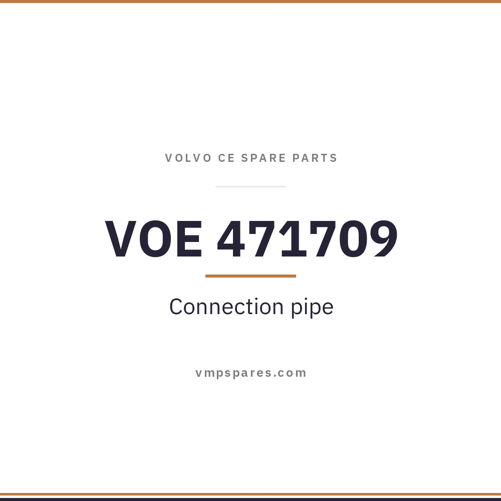 VOE 471709 – Connection pipe