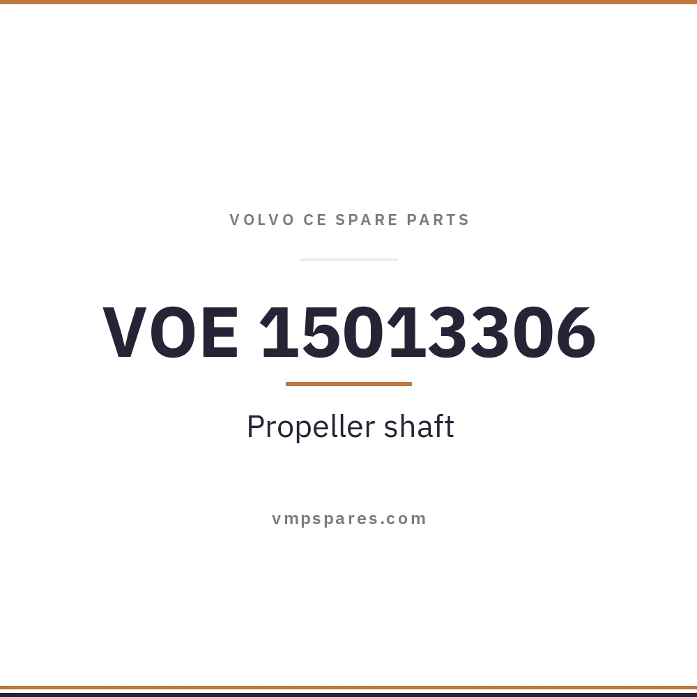 VOE 15013306 – Propeller shaft