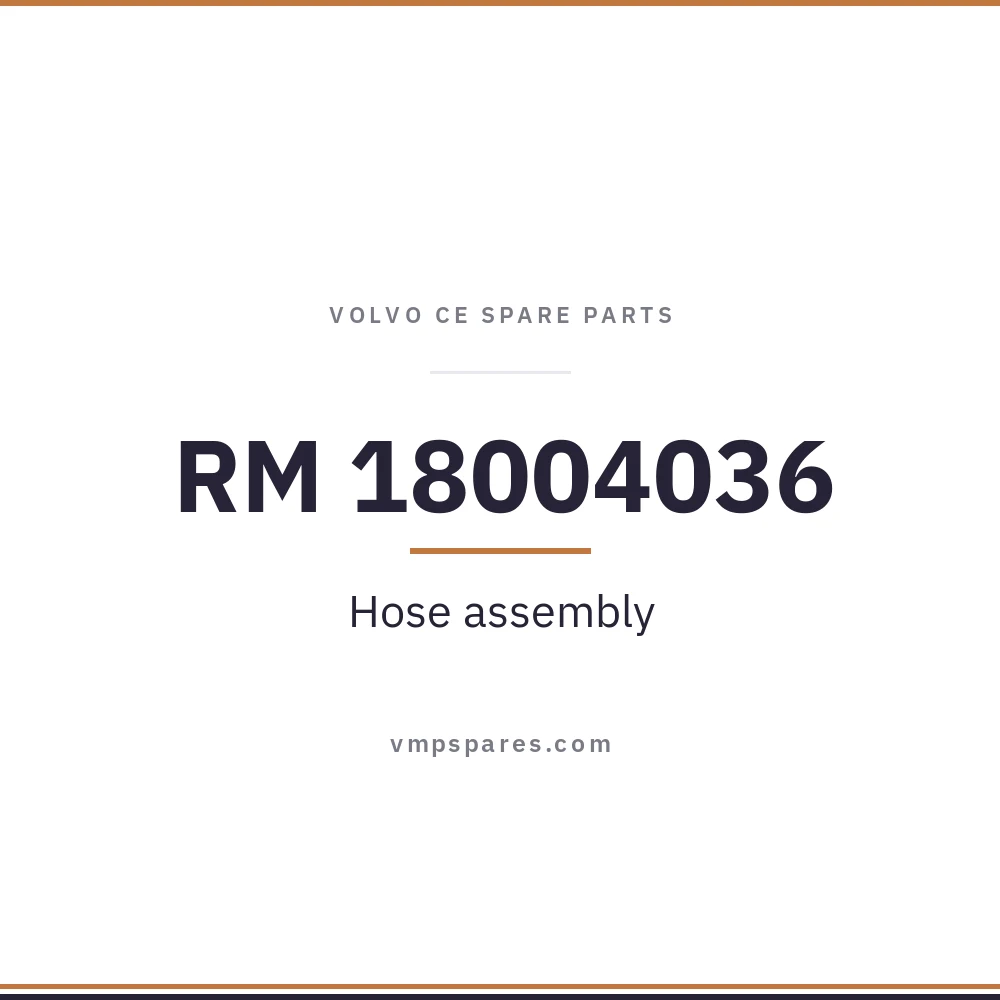 RM 18004036 – Hose assembly
