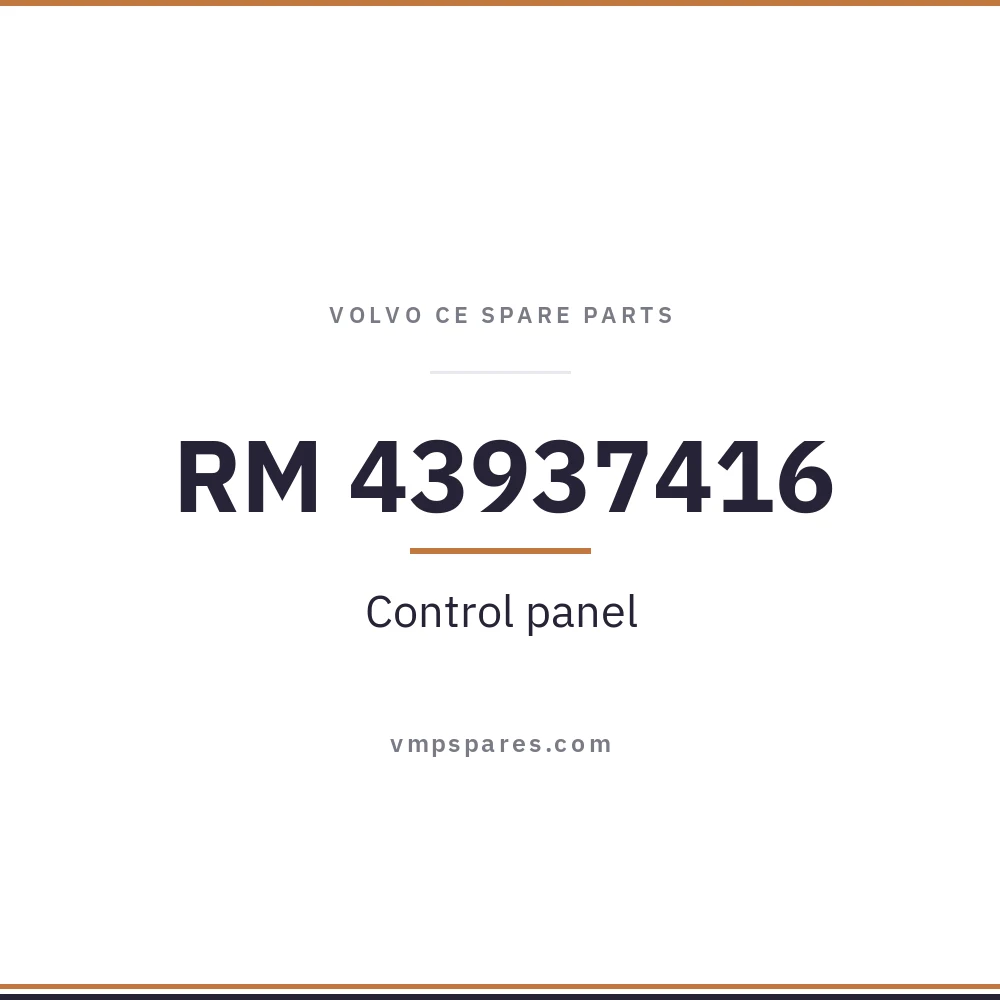 RM 43937416 – Control panel