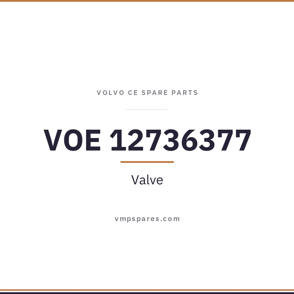 VOE 12736377 – Valve