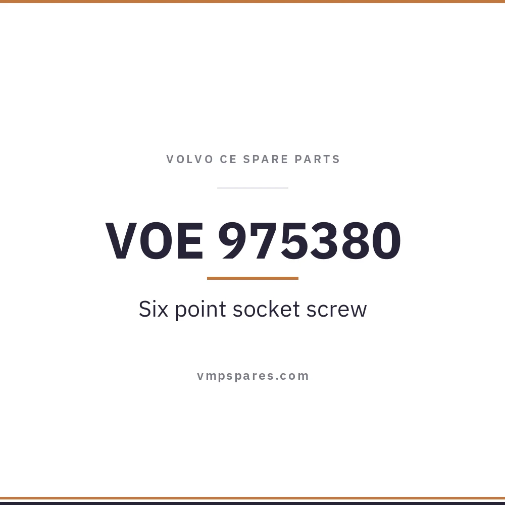 VOE 975380 – Six point socket screw