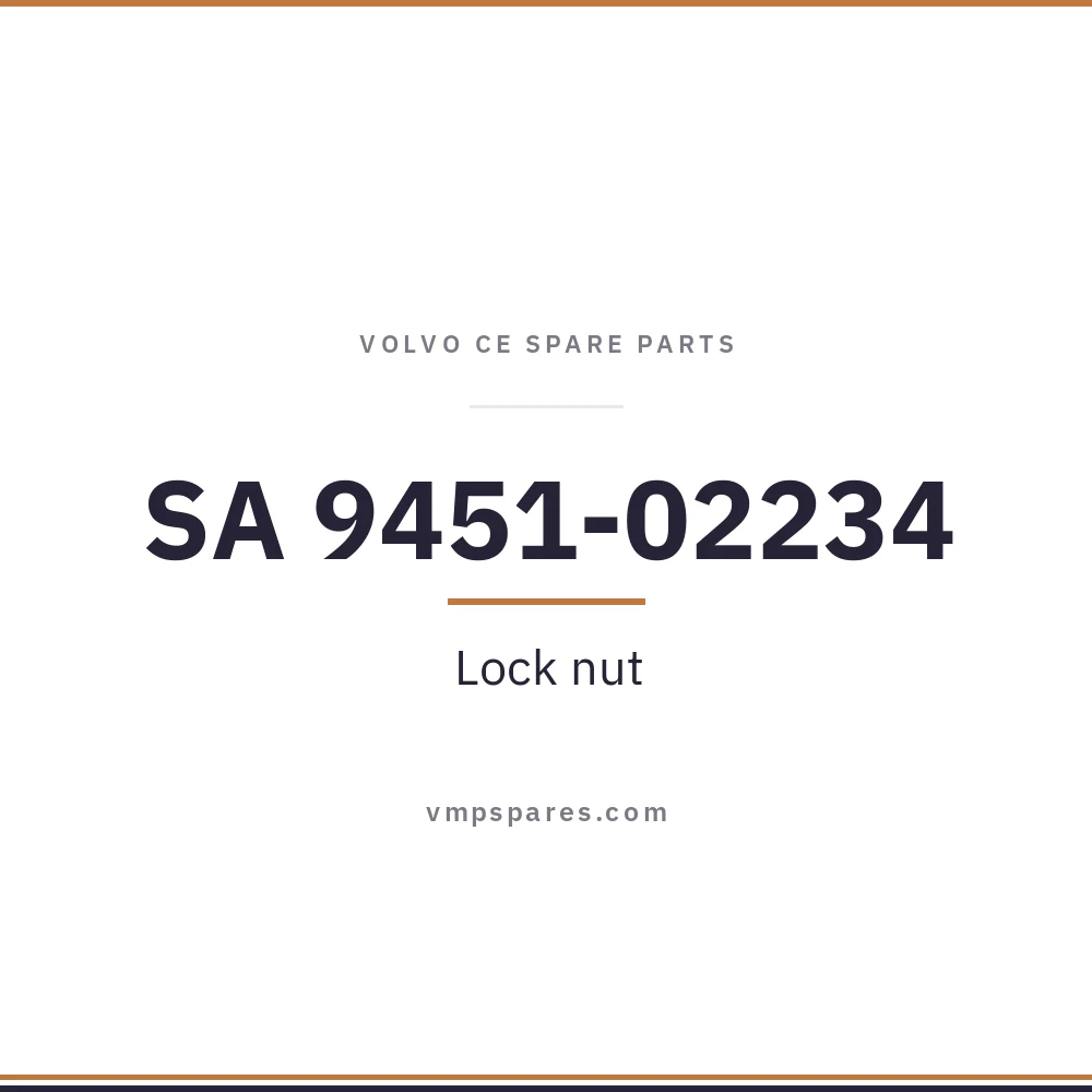 SA 9451-02234 – Lock nut