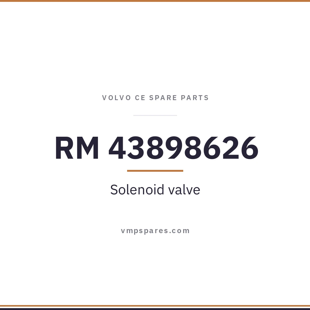 RM 43898626 – Solenoid valve