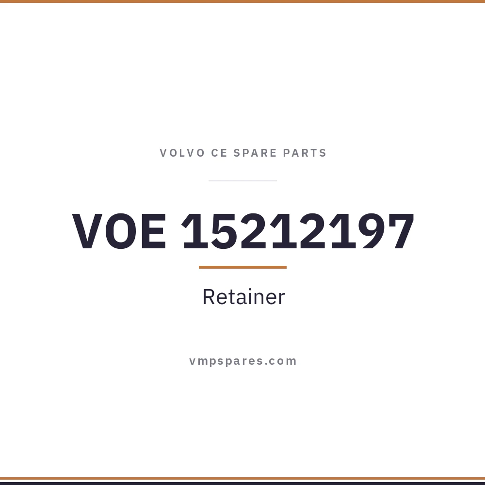 VOE 15212197 – Retainer