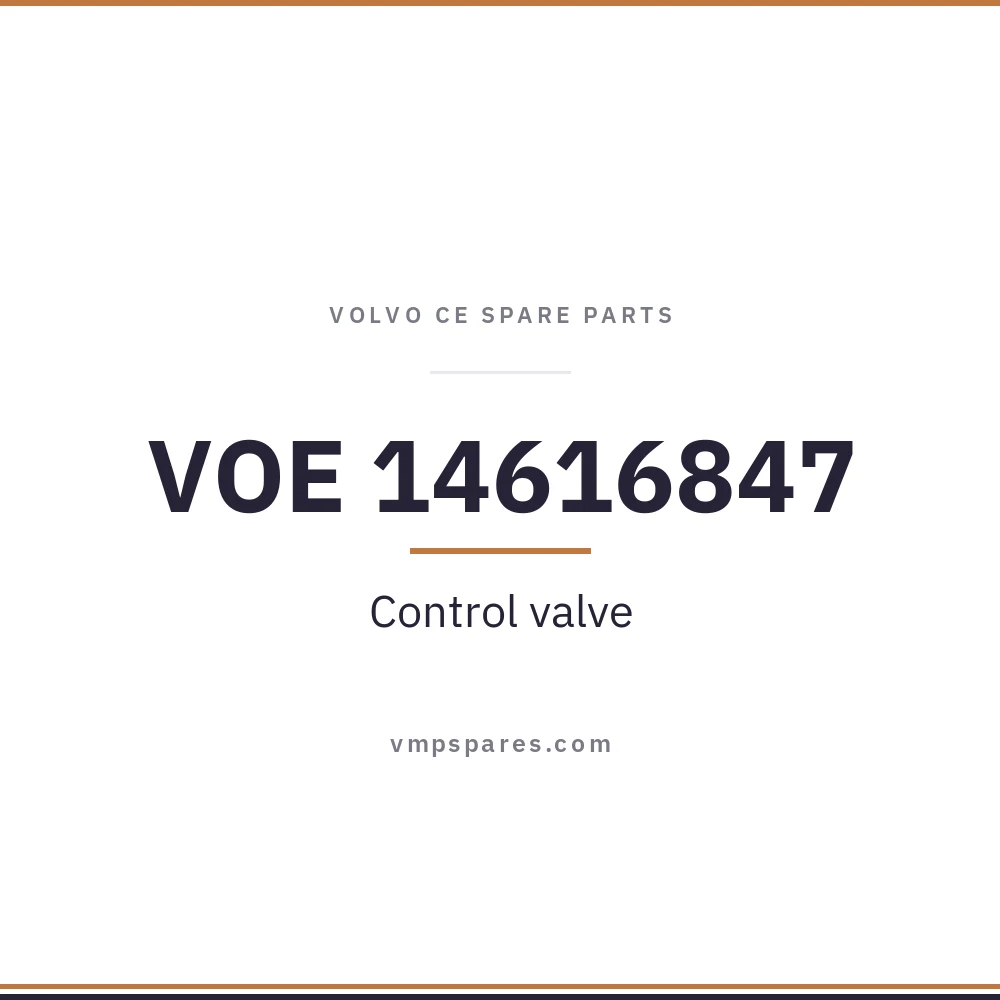 VOE 14616847 – Control valve
