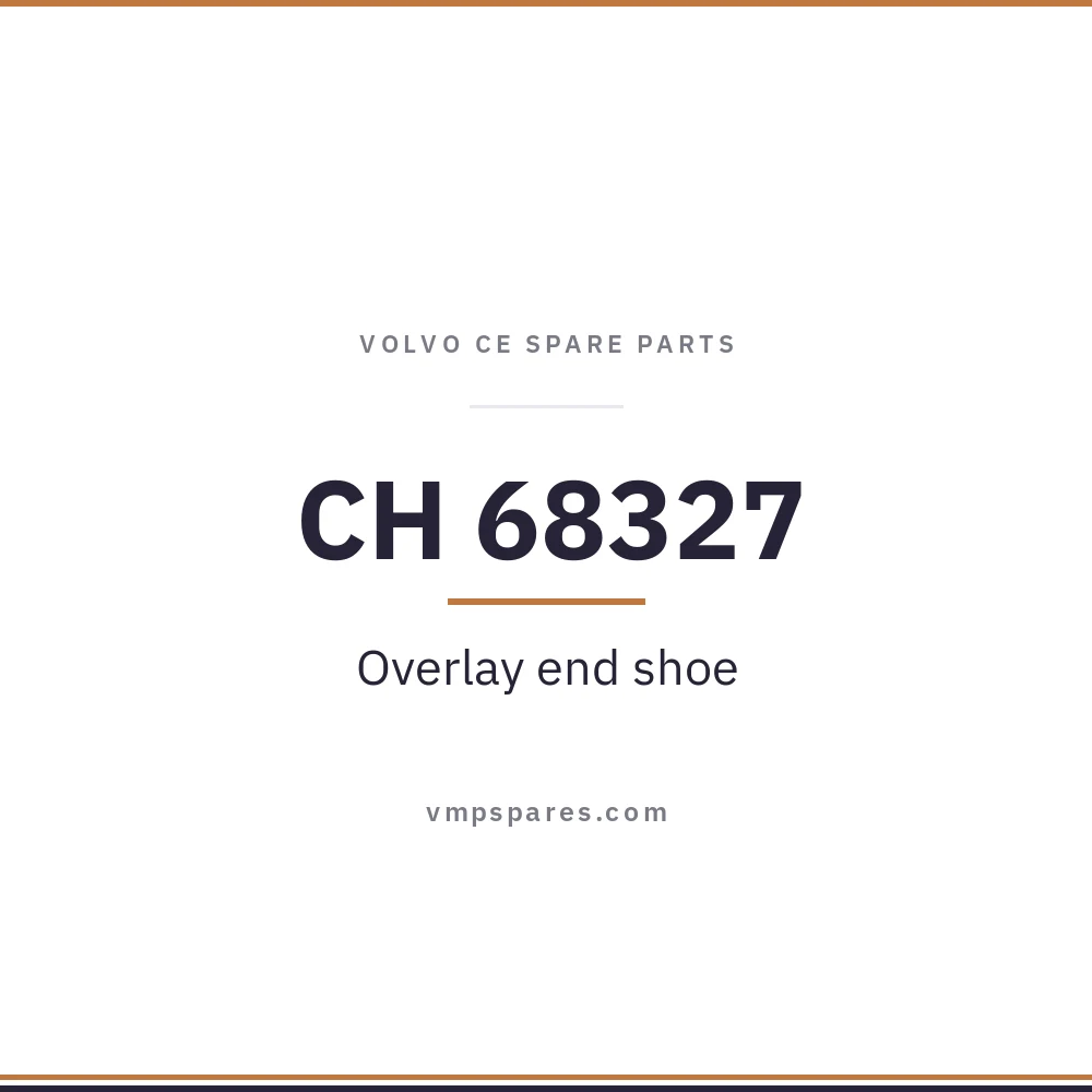 CH 68327 – Overlay end shoe