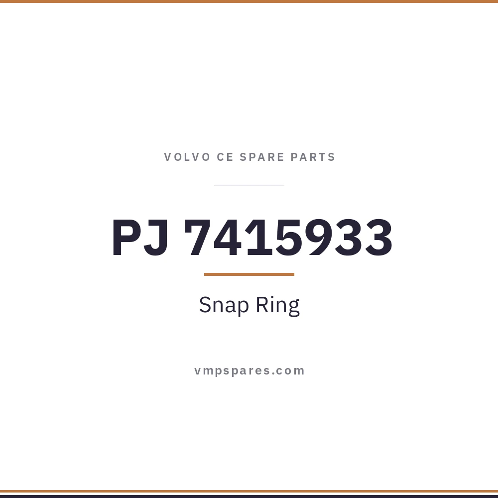 PJ 7415933 – Snap Ring