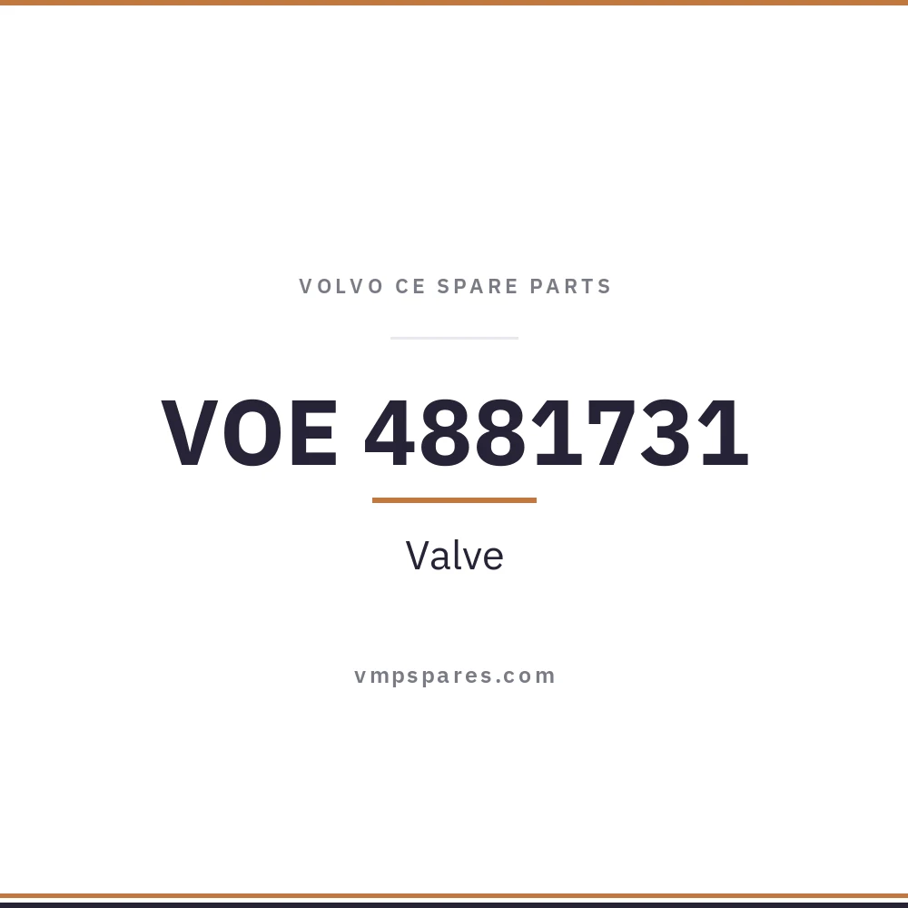 VOE 4881731 – Valve