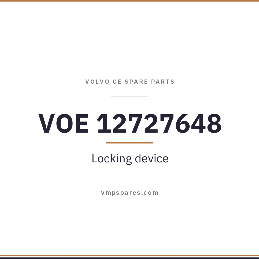 VOE 12727648 – Locking device