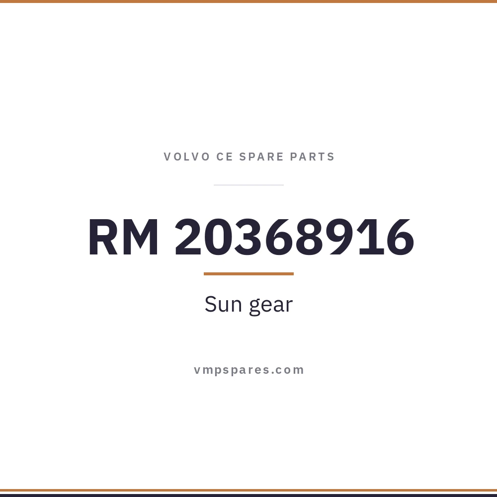 RM 20368916 – Sun gear