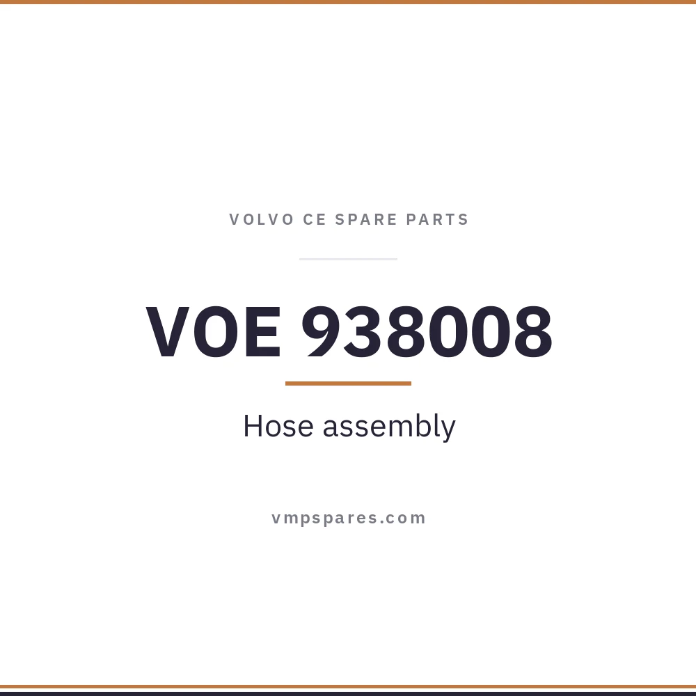 VOE 938008 – Hose assembly