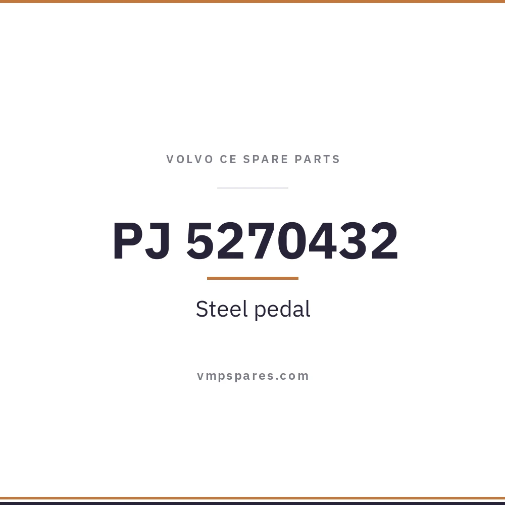 PJ 5270432 – Steel pedal