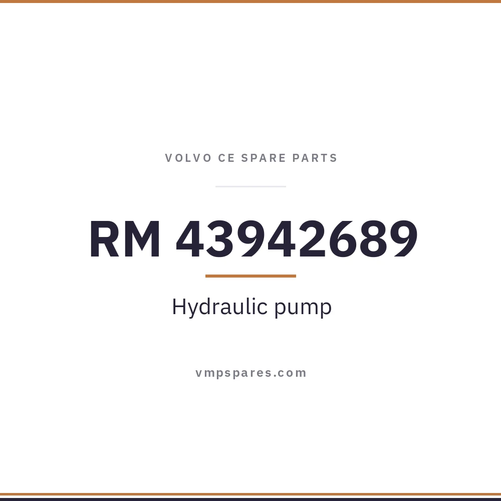 RM 43942689 – Hydraulic pump