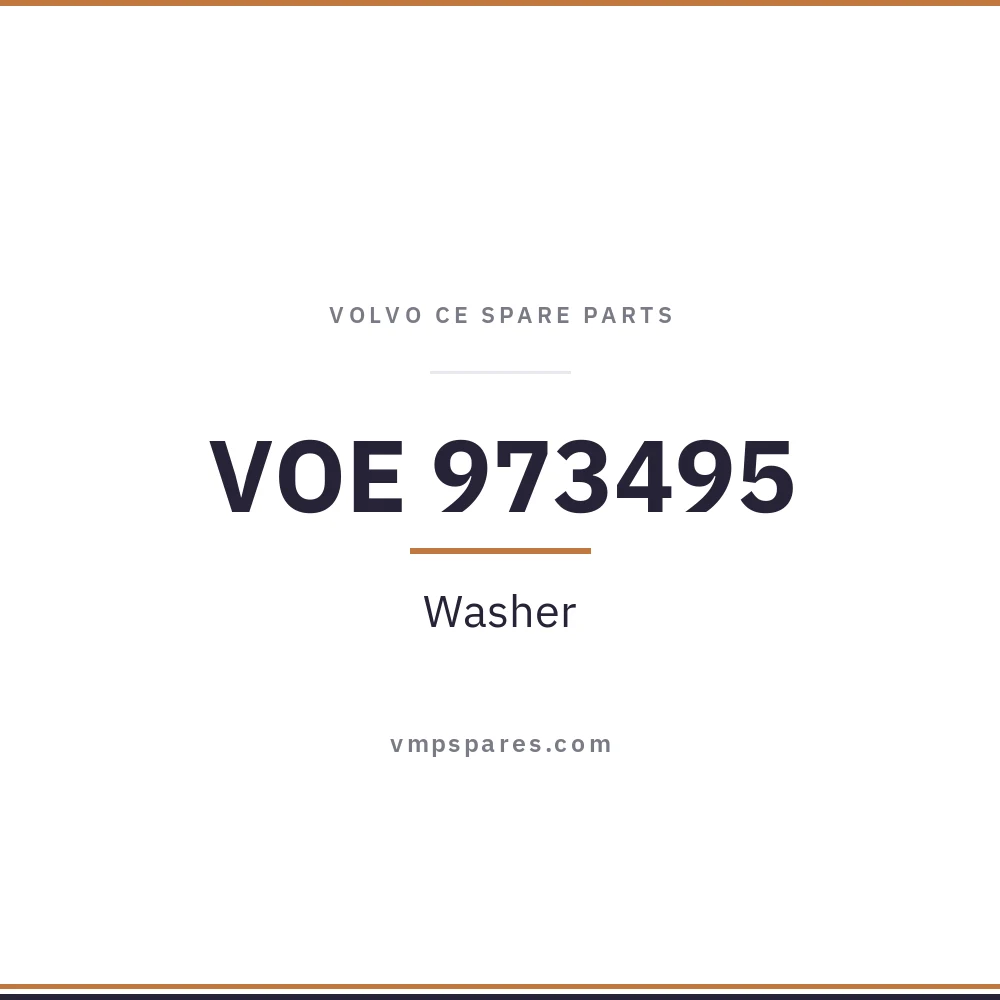 VOE 973495 – Washer