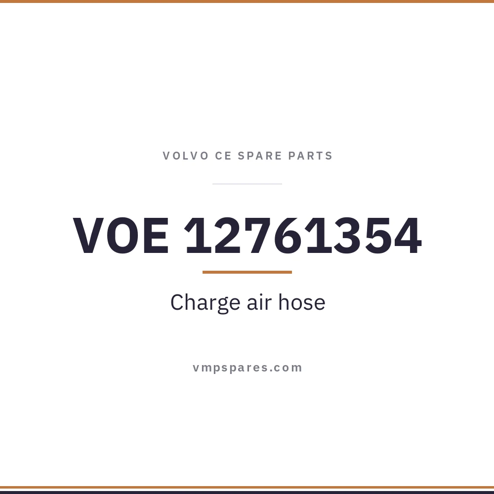 VOE 12761354 – Charge air hose