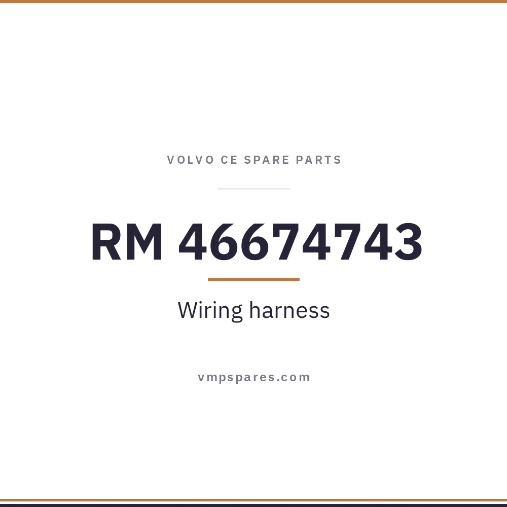 RM 46674743 – Wiring harness