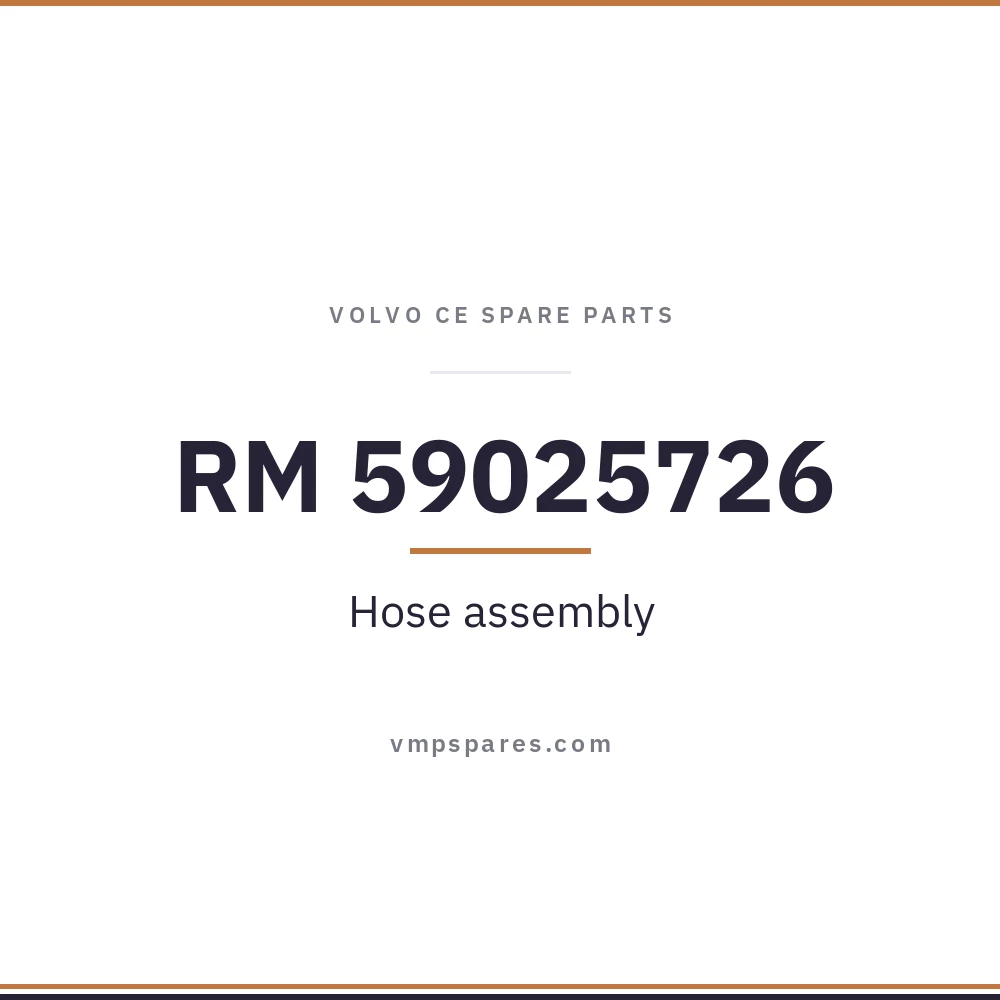 RM 59025726 – Hose assembly