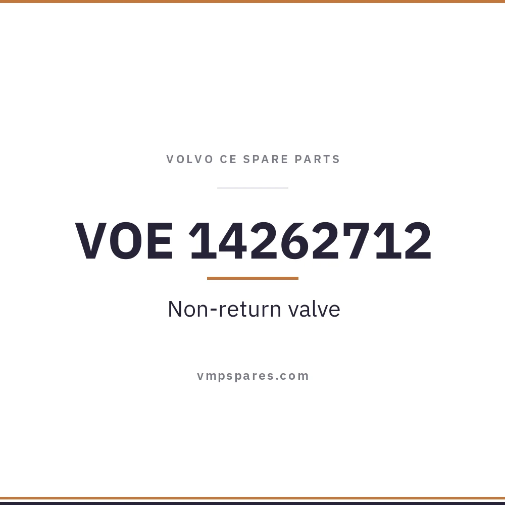 VOE 14262712 – Non-return valve