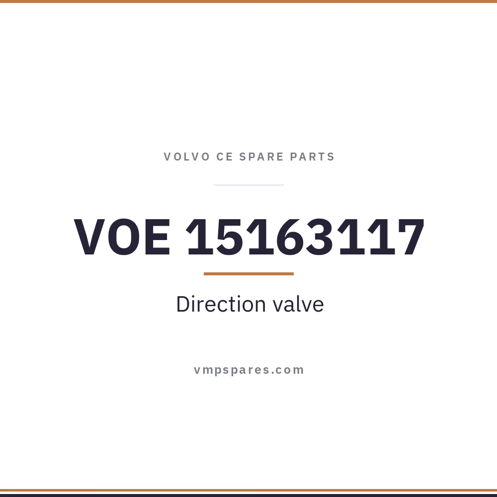 VOE 15163117 – Direction valve