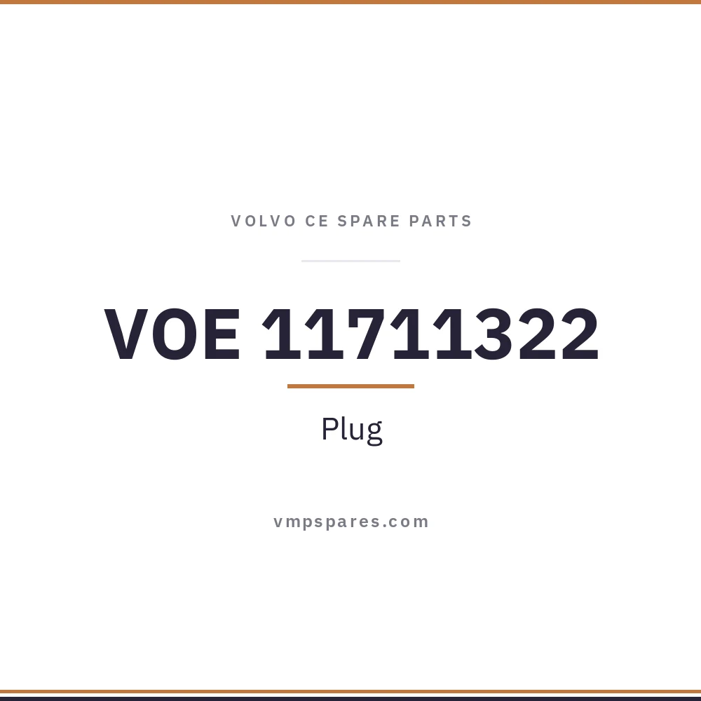 VOE 11711322 – Plug