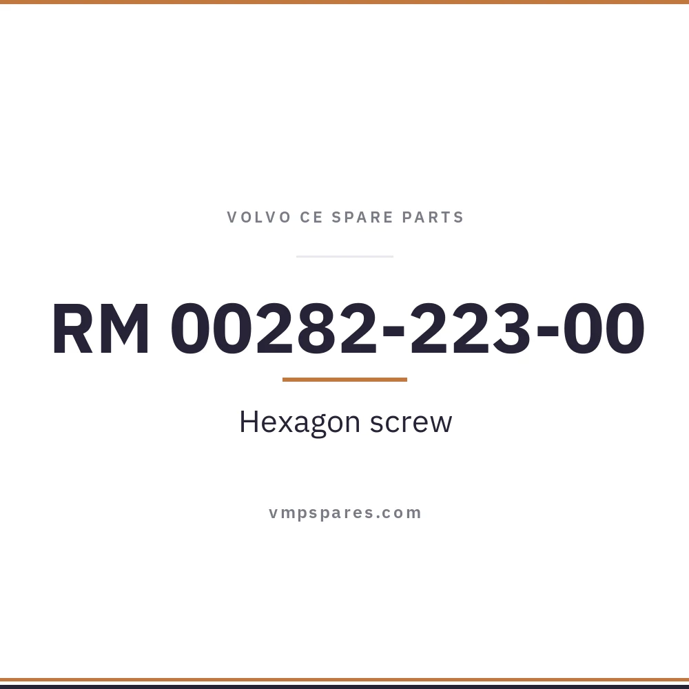 RM 00282-223-00 – Hexagon screw