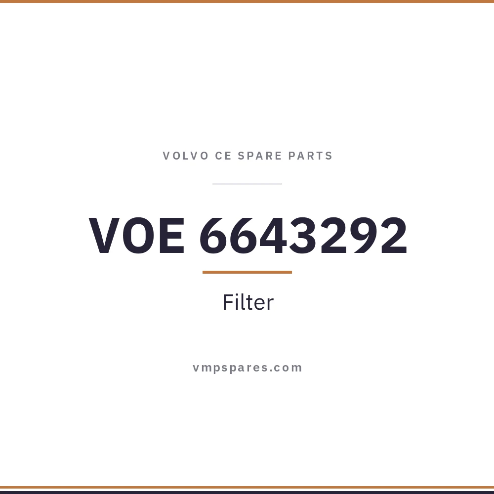 VOE 6643292 – Filter