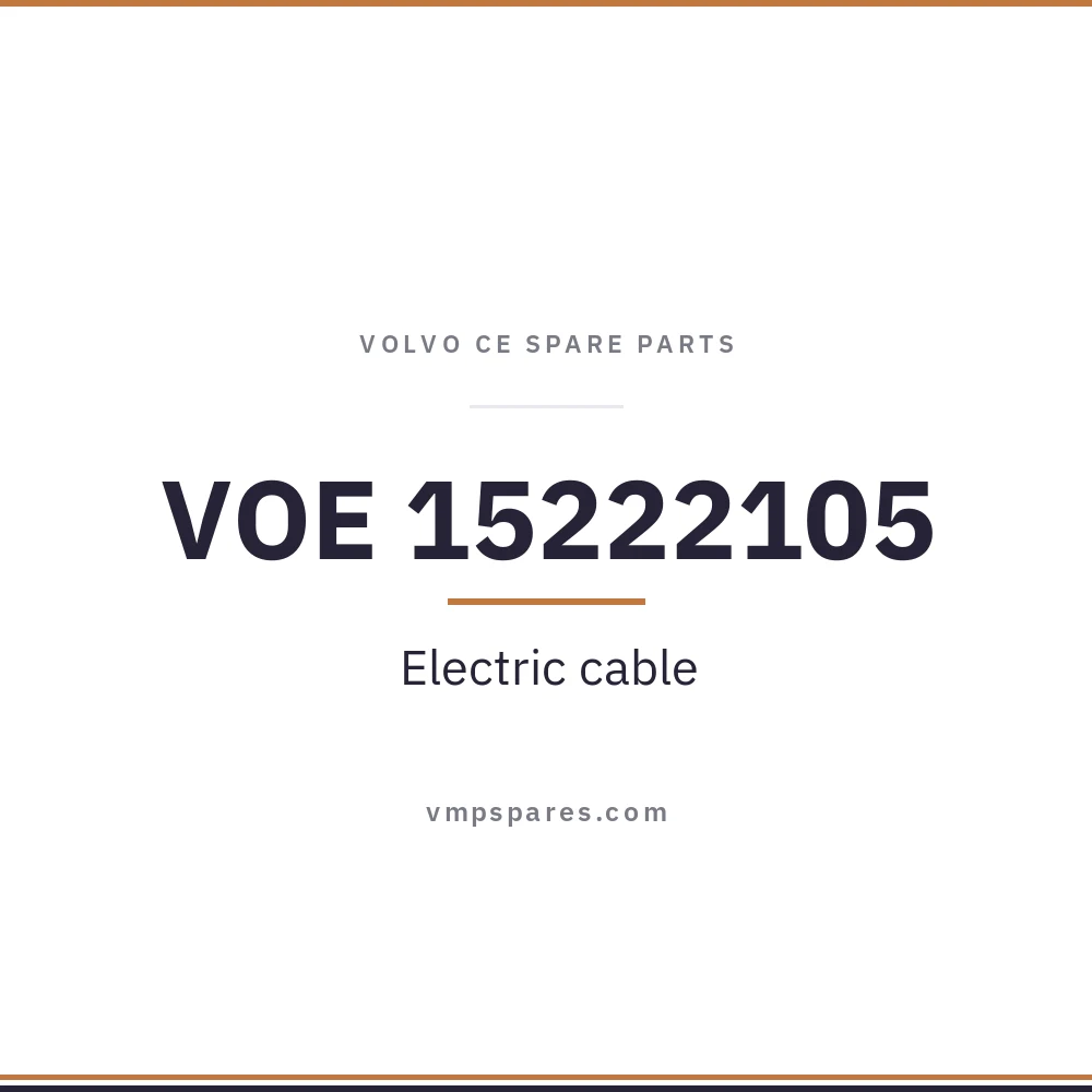 VOE 15222105 – Electric cable